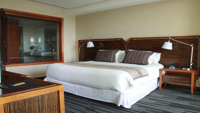 Hotel Dreams Valdivia Room photo A bedroom at the hotel